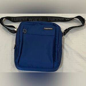 Tupperware crossbody adjustable messenger padded  tablet / travel Bag
